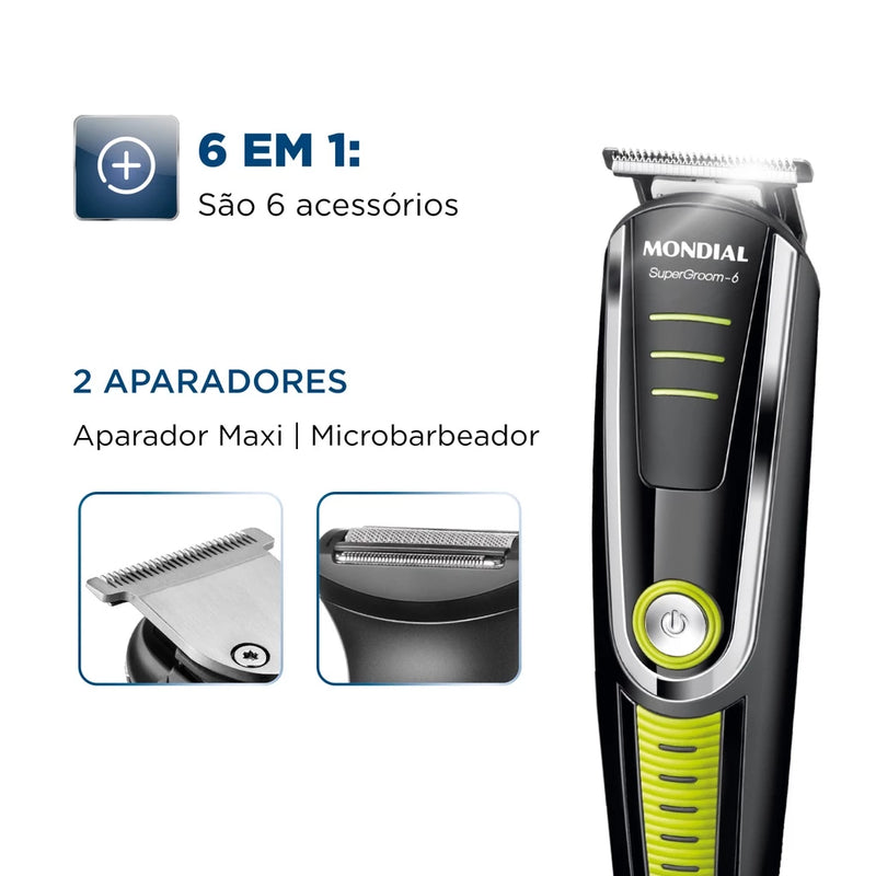 Mondial Super Groom 06 Bivolt Bg-04 Hair Trimmer