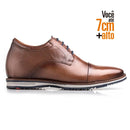 Sapato Couro Rafarillo Inglês Palmilha de Elevação Masculino