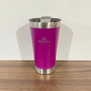 Copo Térmico Inox 473ml Com Tampa Preto e Colorido e Abridor ENVIO 24H