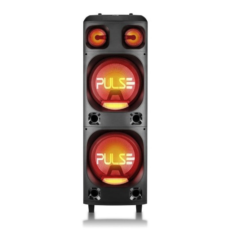 Caixa de Som Amplificada Torre de 12 Pol. 2200W com Bluetooth, Auxiliar, SD, USB, FM e LED BIVOLT Pulse - SP500