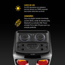 Caixa de Som Amplificada Torre de 12 Pol. 2200W com Bluetooth, Auxiliar, SD, USB, FM e LED BIVOLT Pulse - SP500