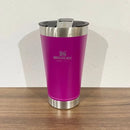 Copo Térmico Inox 473ml Com Tampa Preto e Colorido e Abridor ENVIO 24H