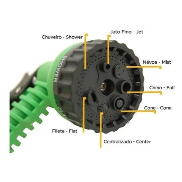 Flexible Elastic Expandable Hose 15m 30 60m Meters Retractable Garden Multipurpose Random Plants Grass