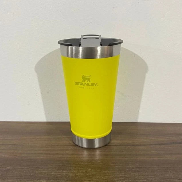 Copo Térmico Inox 473ml Com Tampa Preto e Colorido e Abridor ENVIO 24H