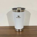 Copo Térmico Inox 473ml Com Tampa Preto e Colorido e Abridor ENVIO 24H