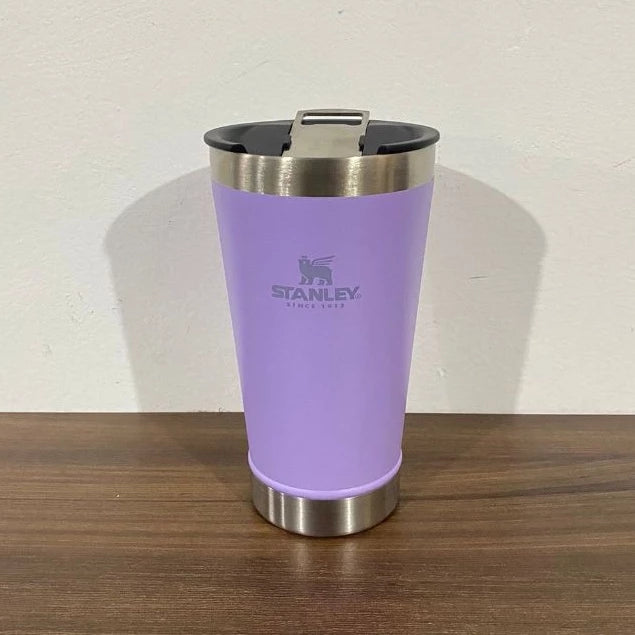 Copo Térmico Inox 473ml Com Tampa Preto e Colorido e Abridor ENVIO 24H
