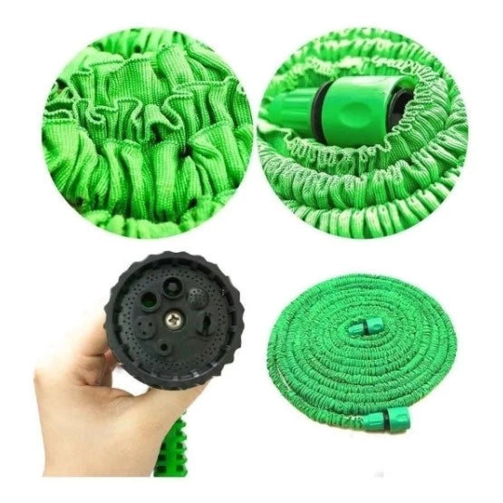 Flexible Elastic Expandable Hose 15m 30 60m Meters Retractable Garden Multipurpose Random Plants Grass