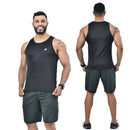 Kit 3 Men's Dry Fit Long Premium Fitness Tank Tops for Training and Gym