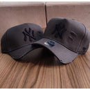 Bonés NY New York Yankess moda Aba Curva Trucker Destroyed Rasgado Rasgadinho Fitão Strapback