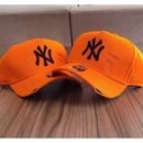 Bonés NY New York Yankess moda Aba Curva Trucker Destroyed Rasgado Rasgadinho Fitão Strapback