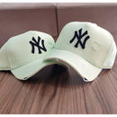 Bonés NY New York Yankess moda Aba Curva Trucker Destroyed Rasgado Rasgadinho Fitão Strapback