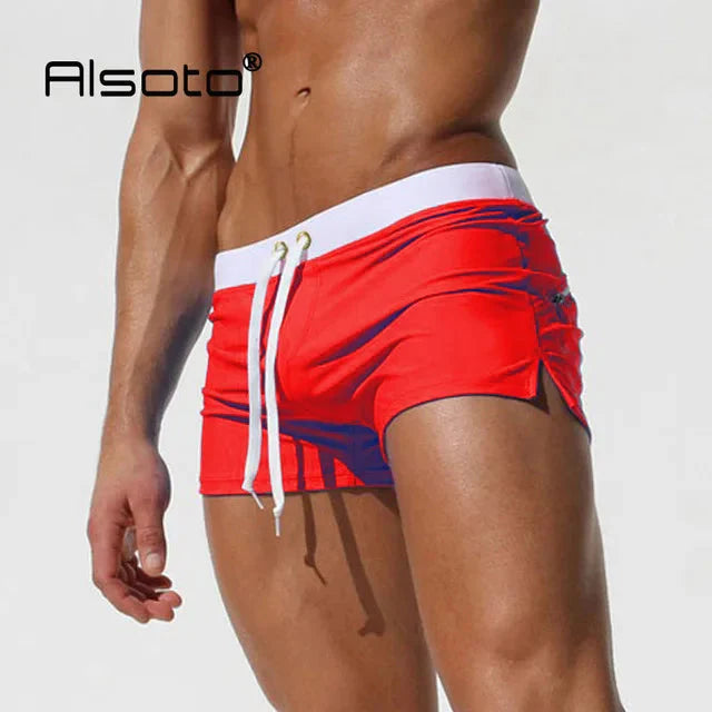 Cueca Masculina Boxer Beach com Bolso