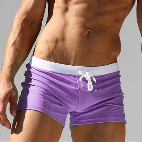 Cueca Masculina Boxer Beach com Bolso