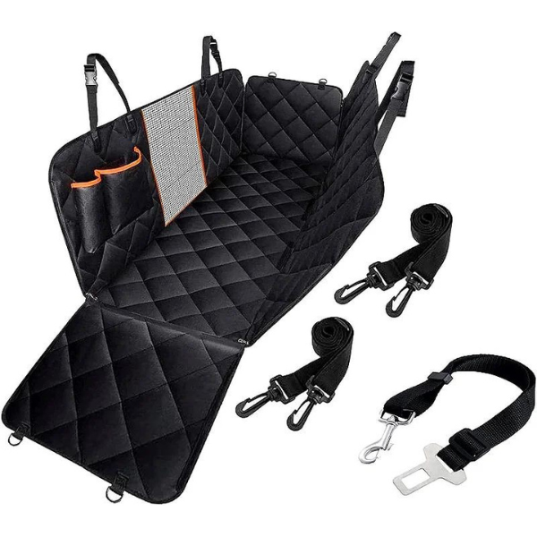 Protective Cover Back Seat Pet Dogs Cats Pass Belt