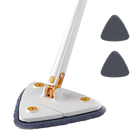 Mop De Limpeza Triângulo Ajustável Giratório 360 Esfregão