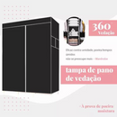 Folding Wardrobe 2 Doors Organizer Cabinet