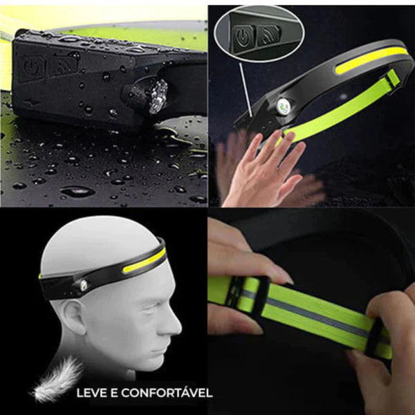 Ultralight Rechargeable Tactical Headlamp