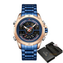 Relógio Naviforce Masculino 9170 Multi Funcional