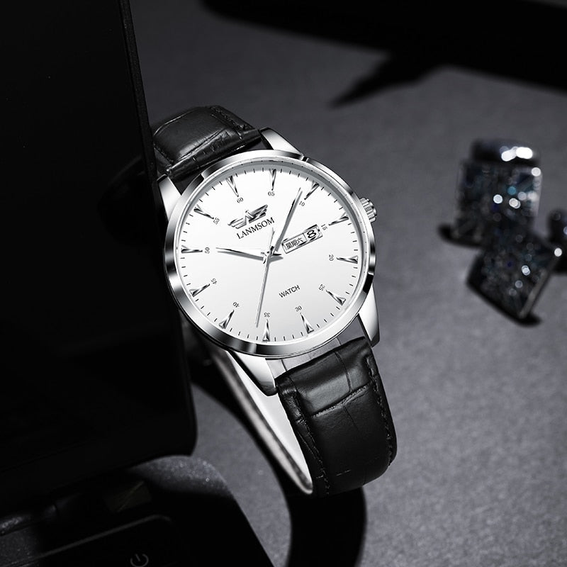 Relógio Masculino Automático Lansom Casual Original