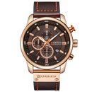 Relógio Curren 8291 Magnatta Masculino de Couro