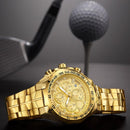 Relógio Masculino Golden Deluxe Wwoor Original